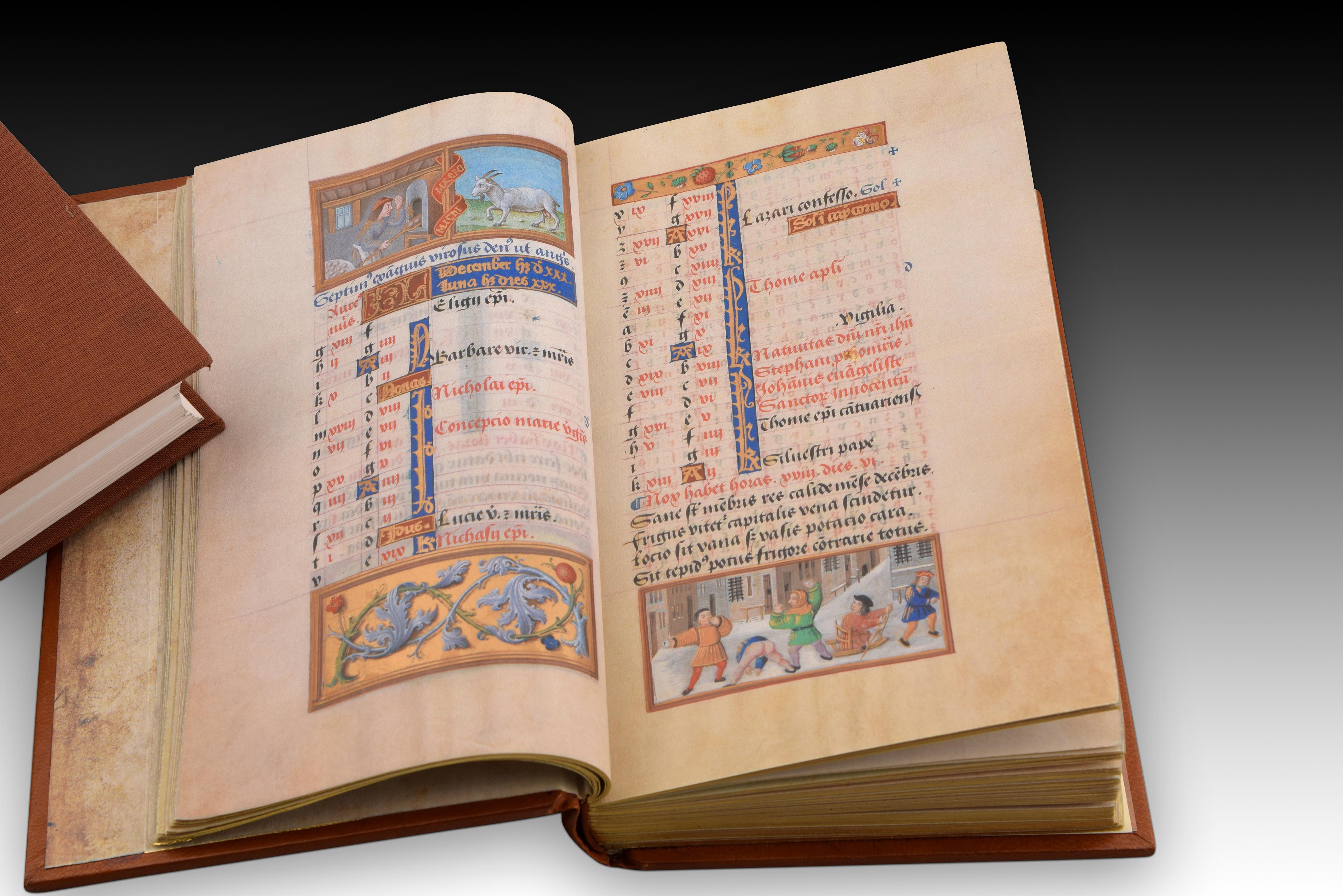 Book of Hours of Felipe El Hermoso, Facsimile with Study and Case, Spain, 2002 3