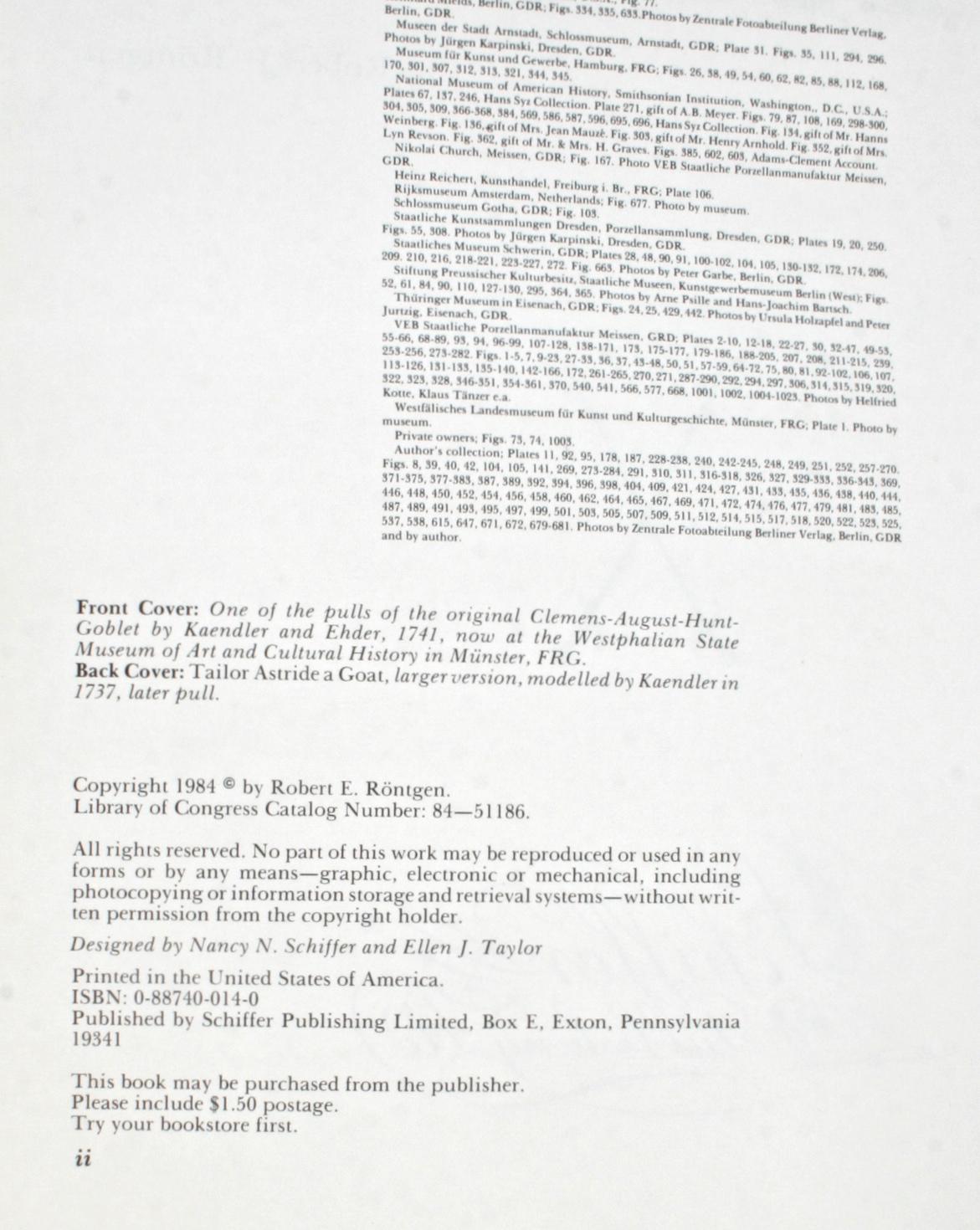 Book of Meissen by Robert E. Röntgen, First Edition 10