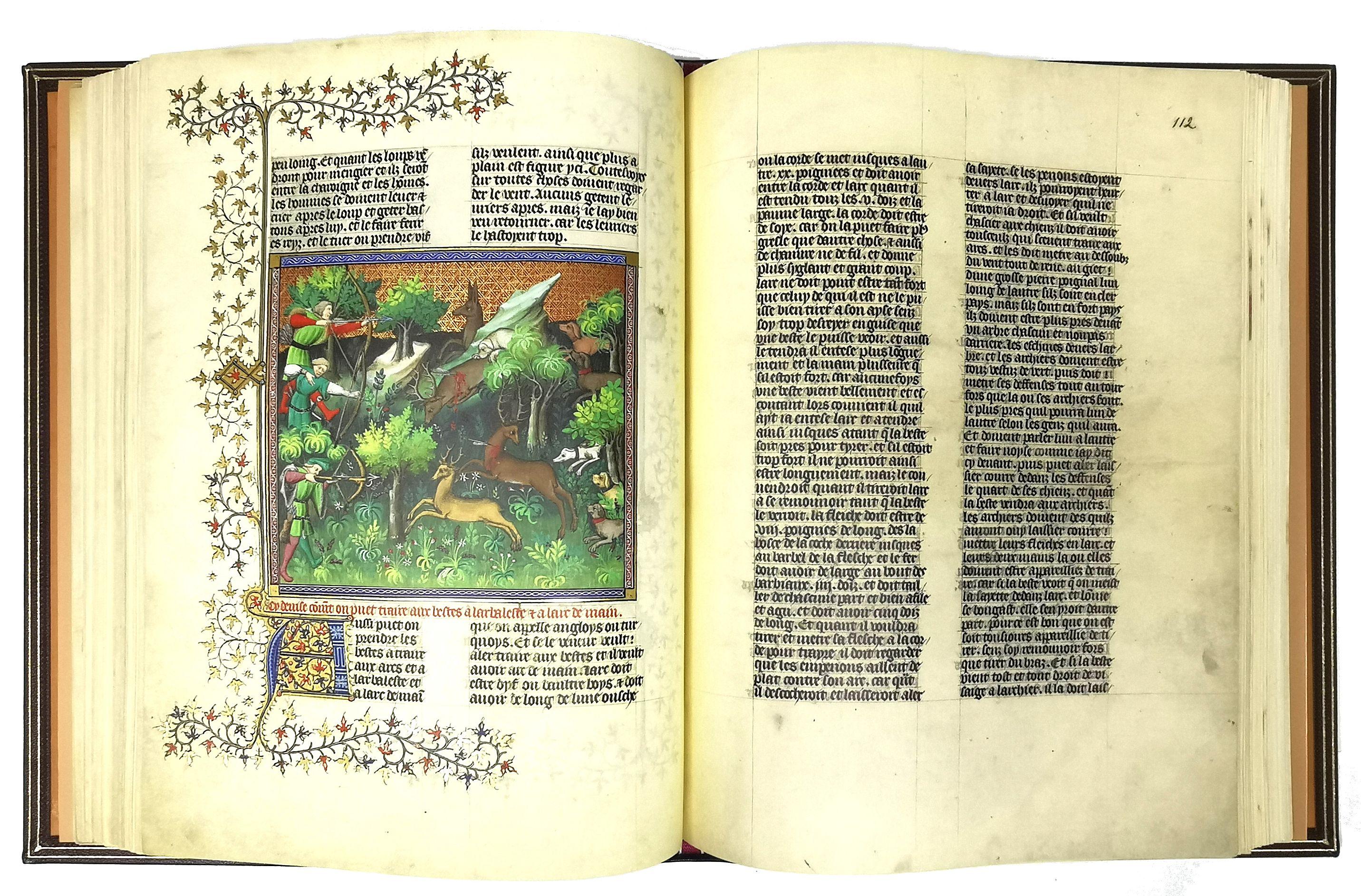 BUCH DER JAGD bu Gaston Fébus - Faksimile in einmaliger, limitierter Auflage (Mittelalterlich) im Angebot