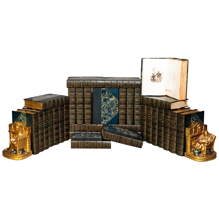 'Book Set' 32 Volumes, Charles Dickens, Complete Works at 1stDibs