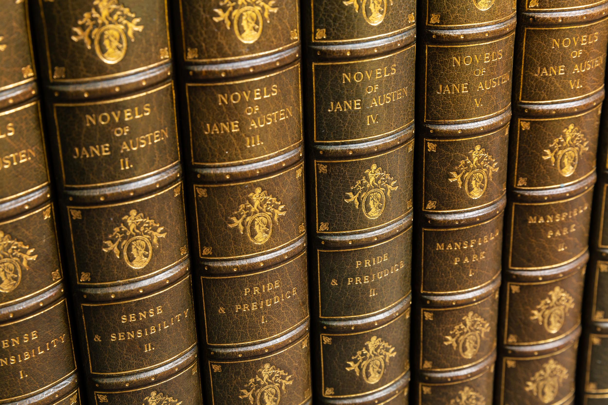 British 'Book Sets' 10 Volumes, Jane Austen, The Works