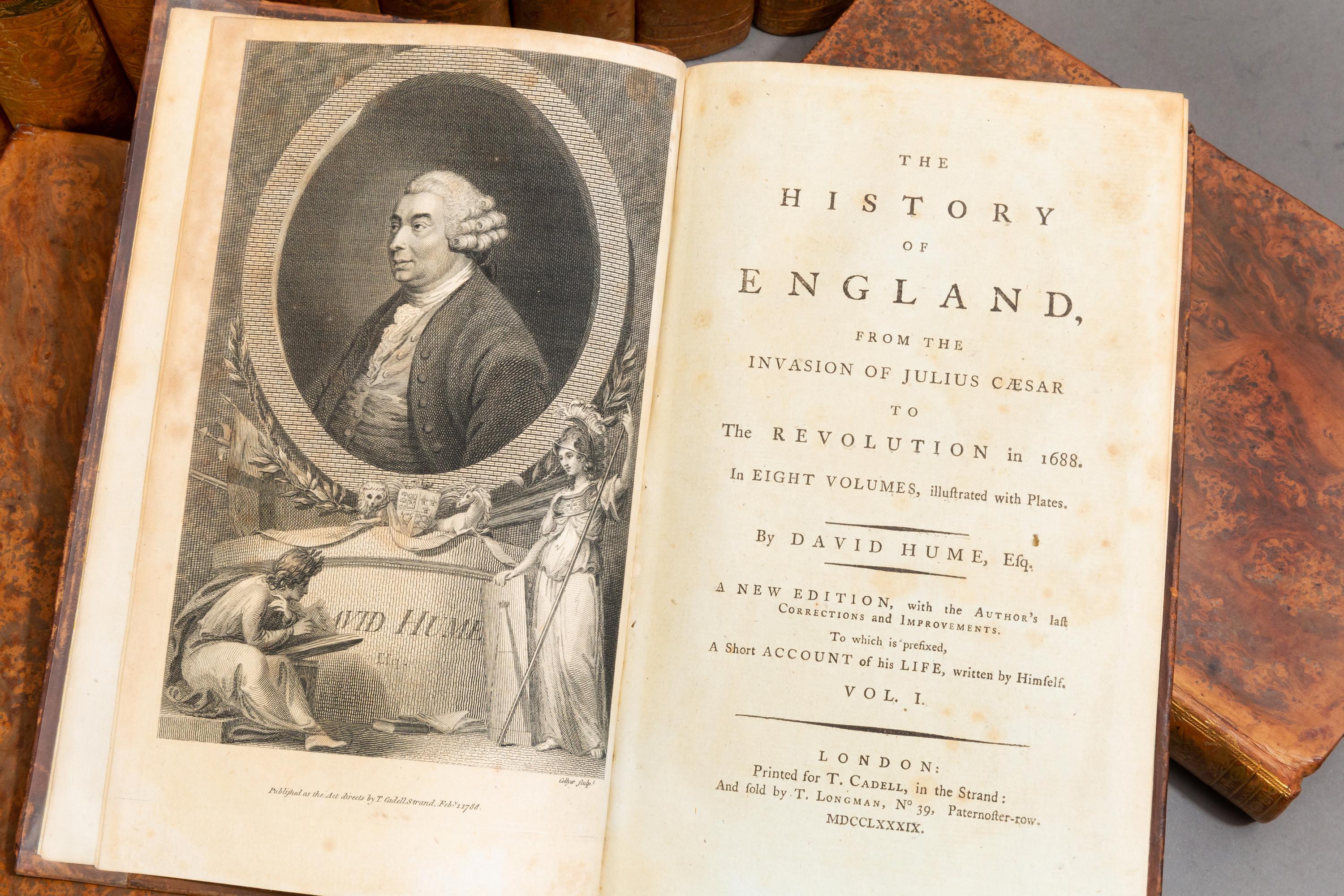 English 'Book Sets' 13 Volumes. Hume & Smollett, History Of England