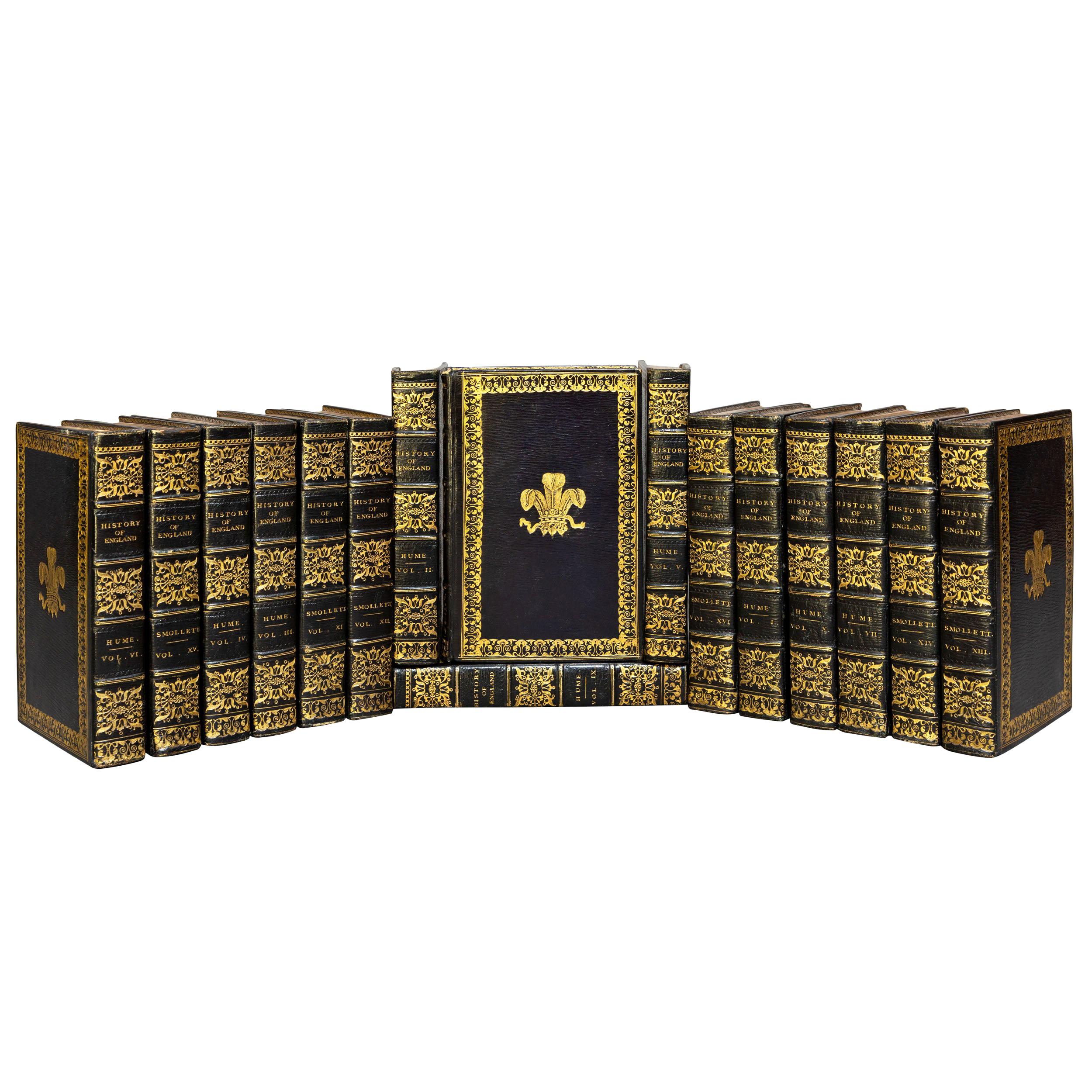 'Book Sets' 16 Volumes, David Hume & T. Smollett, The History Of England