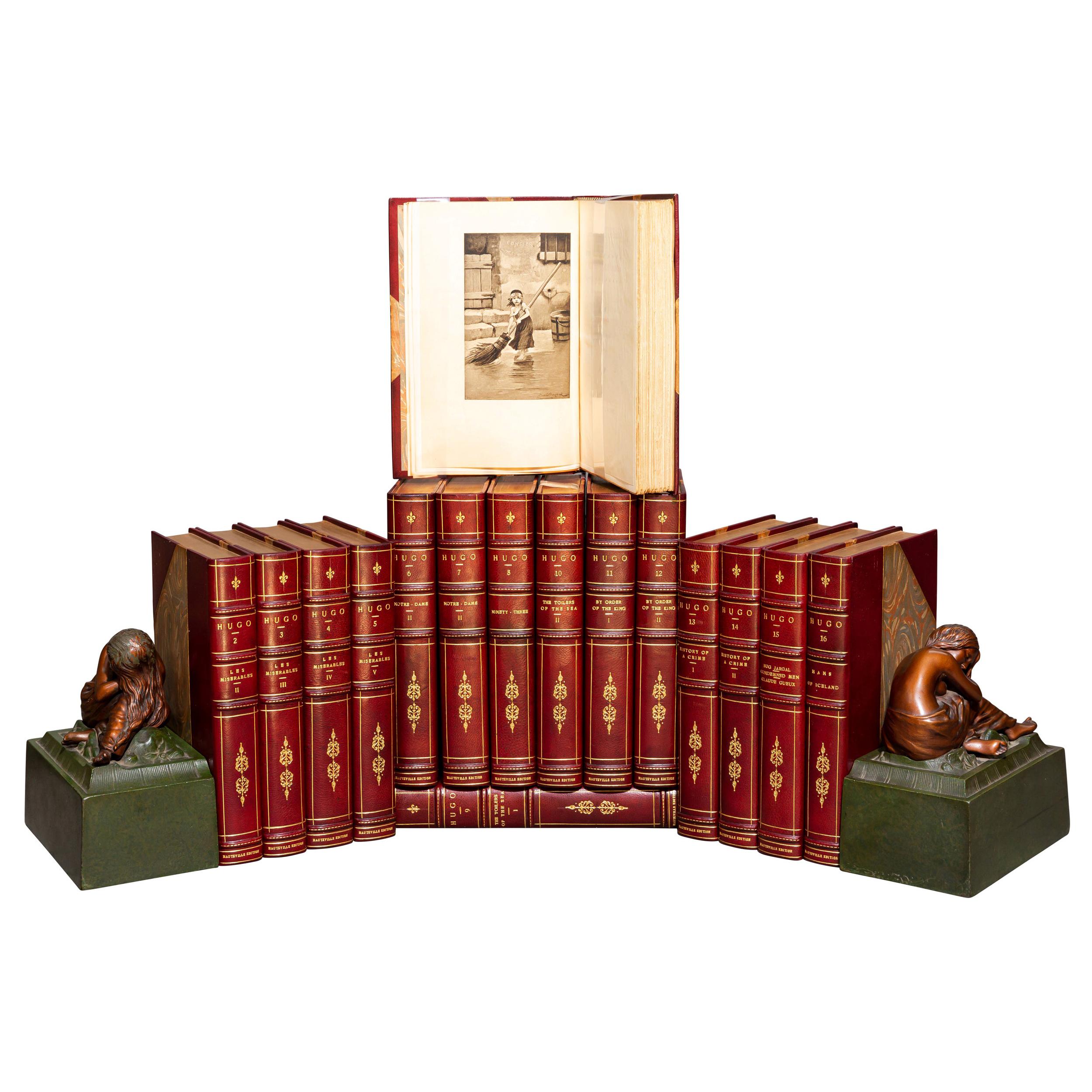 'Book Sets' 16 Volumes, Victor Hugo, Novels