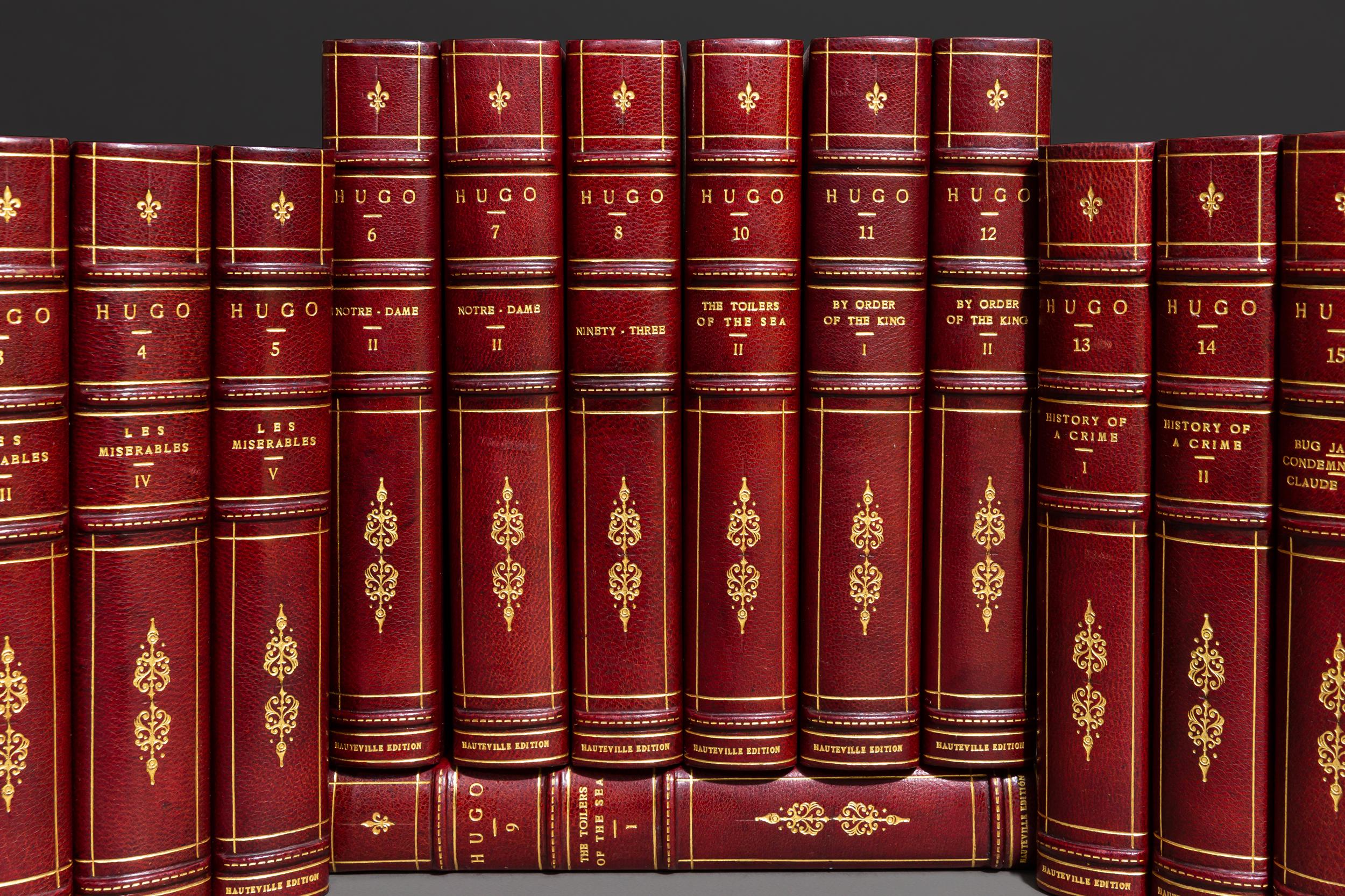 16 Volumes. Victor Hugo.The Novels. 