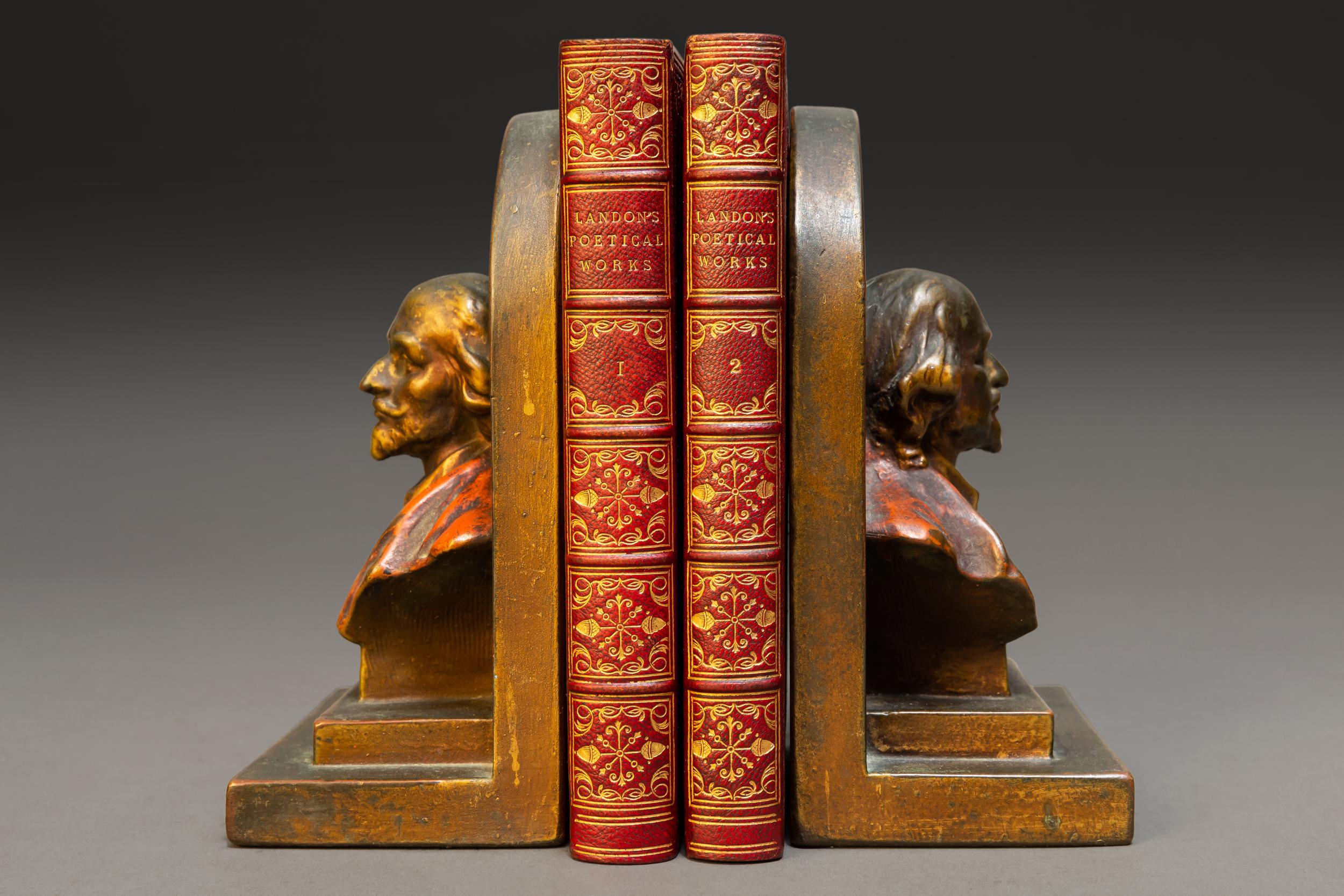 'Book Sets' 2 Volumes, Letitia Elizabeth Landon, the Poetical Works In Good Condition In New York, NY