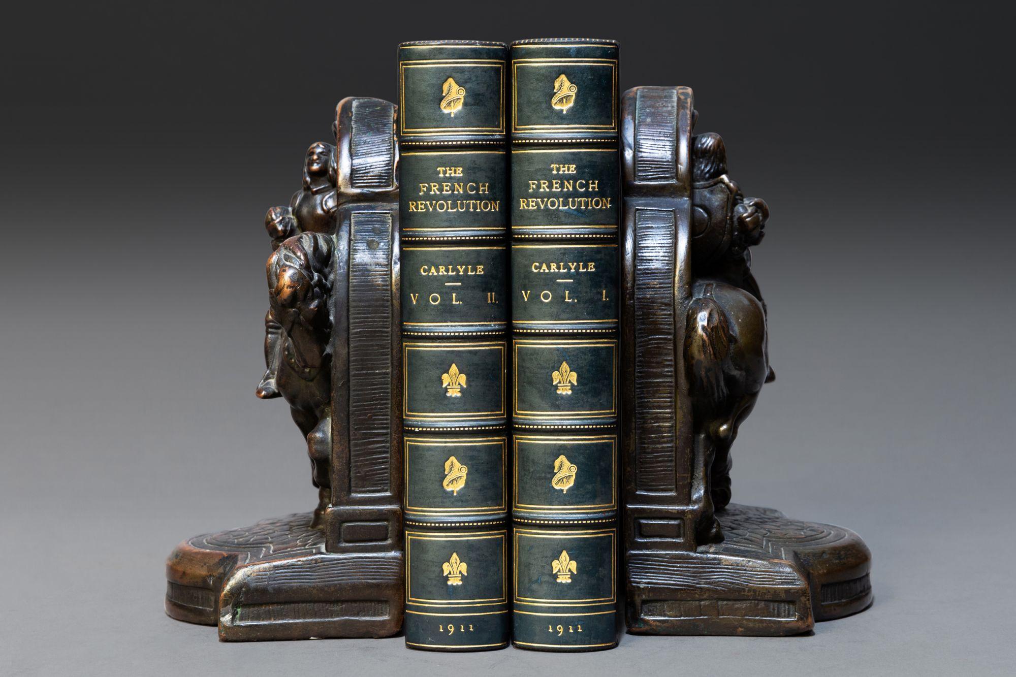 British 'Book Sets' 2 Volumes, Thomas Carlyle, The French Revolution