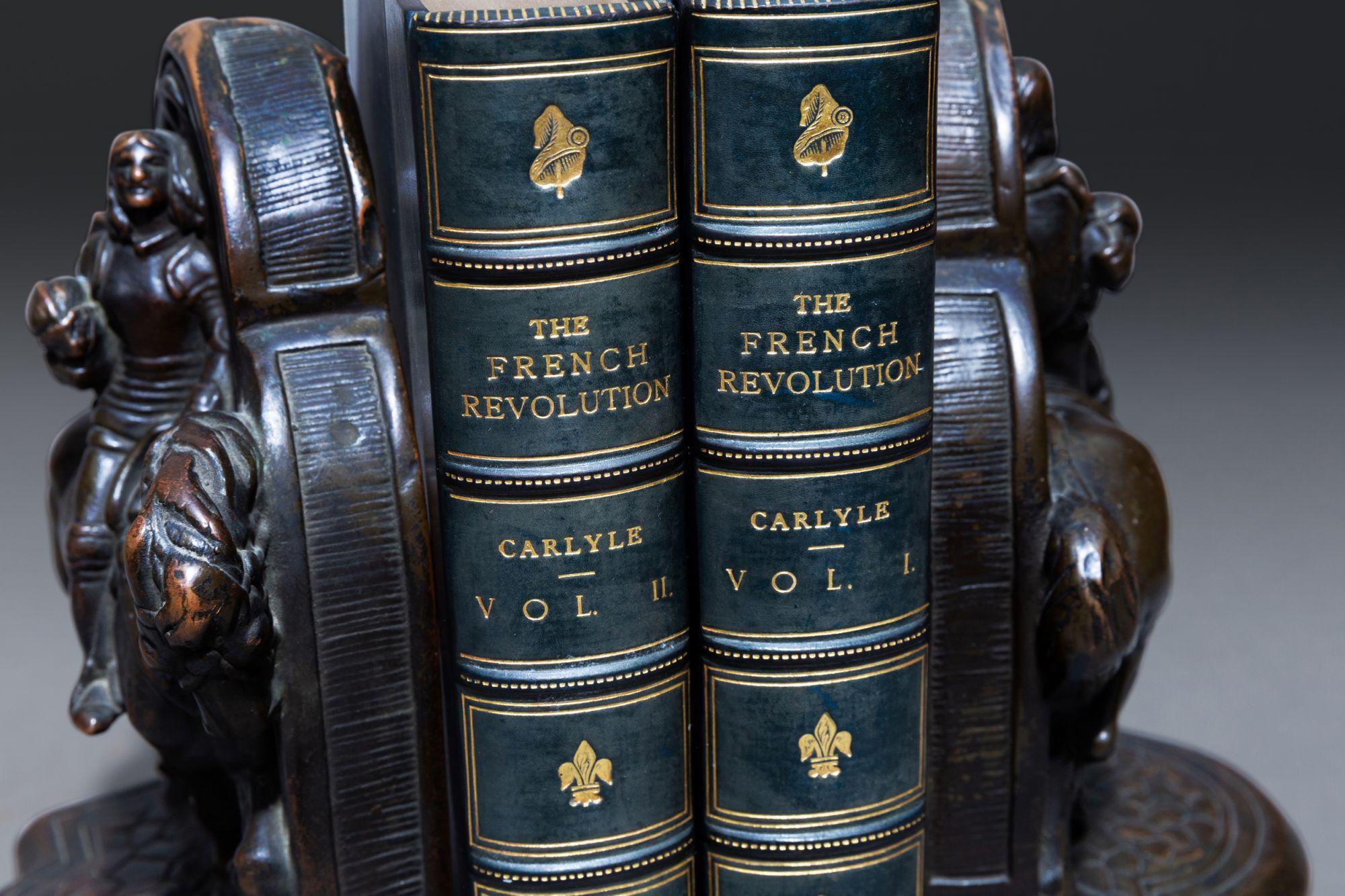 'Book Sets' 2 Volumes, Thomas Carlyle, The French Revolution In Good Condition In New York, NY