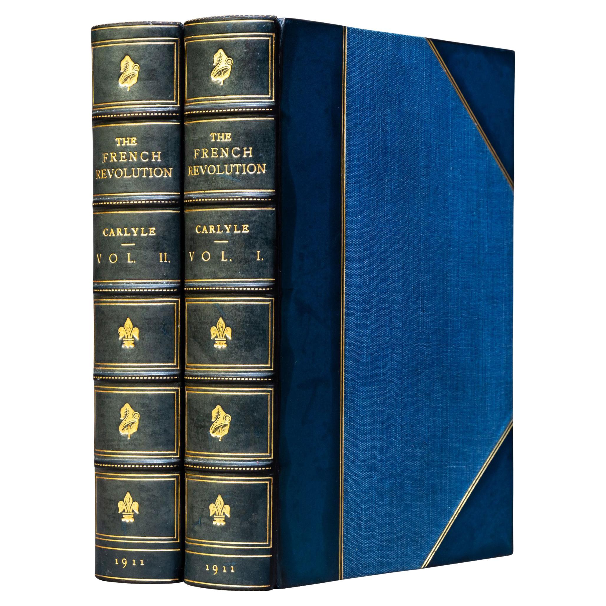 'Book Sets' 2 Volumes, Thomas Carlyle, The French Revolution
