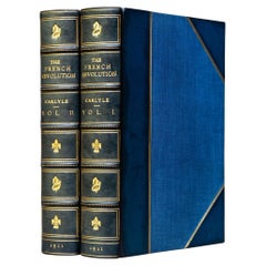 Vintage 'Book Sets' 2 Volumes, Thomas Carlyle, The French Revolution