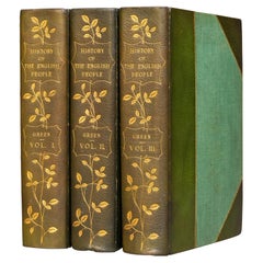 'Book Sets' 3 Volumes. J.R. Green, A Short History Of The English People
