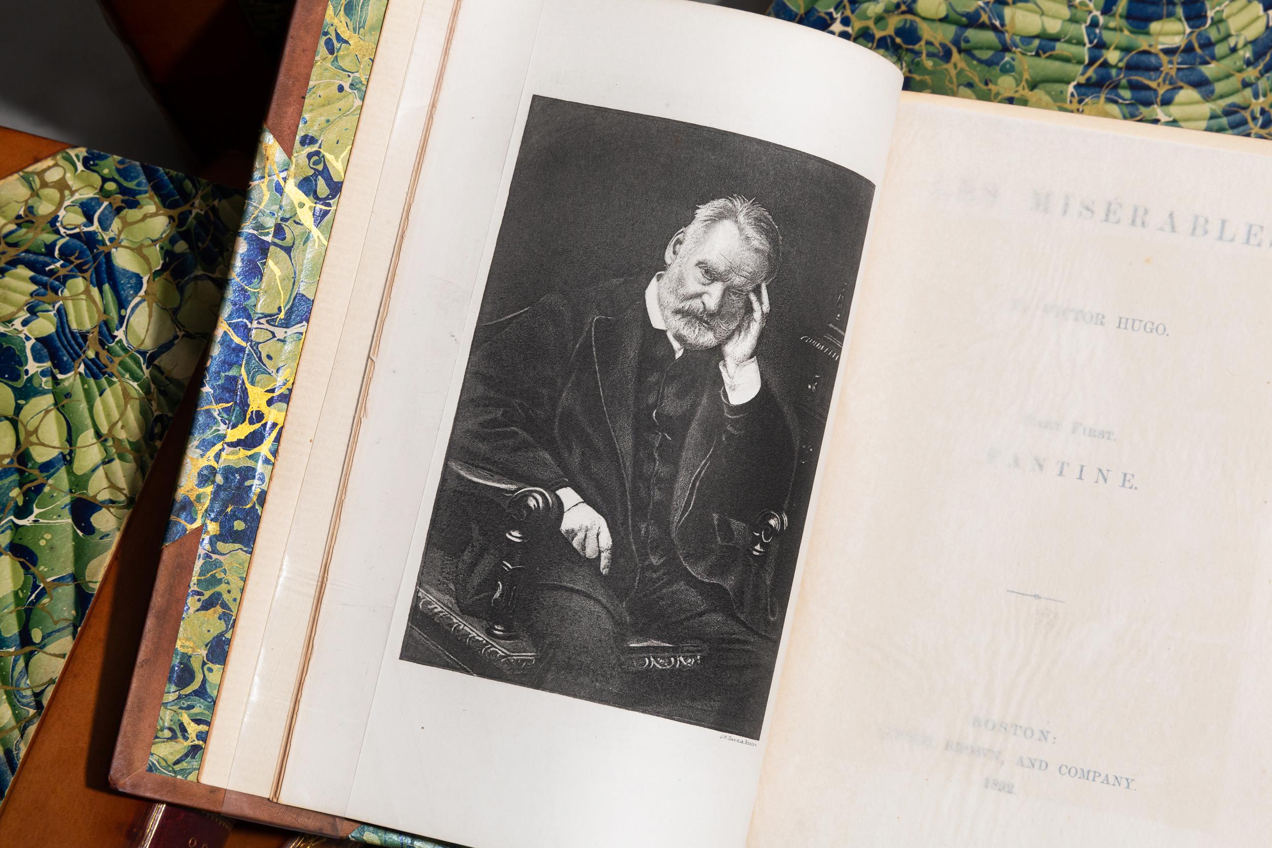 American 'Book Sets' 5 Volumes, Victor Hugo, Les Miserables