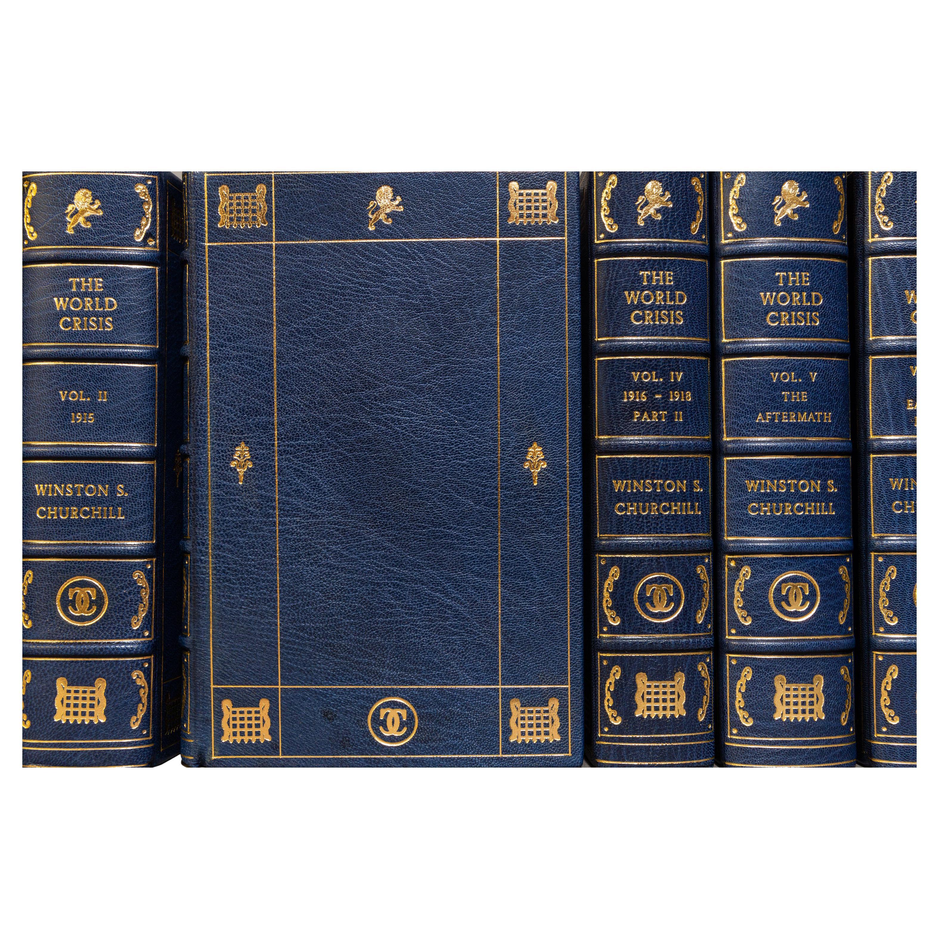 'Book Sets' 6 Volumes, Sir Winston S. Churchill, The World Crisis
