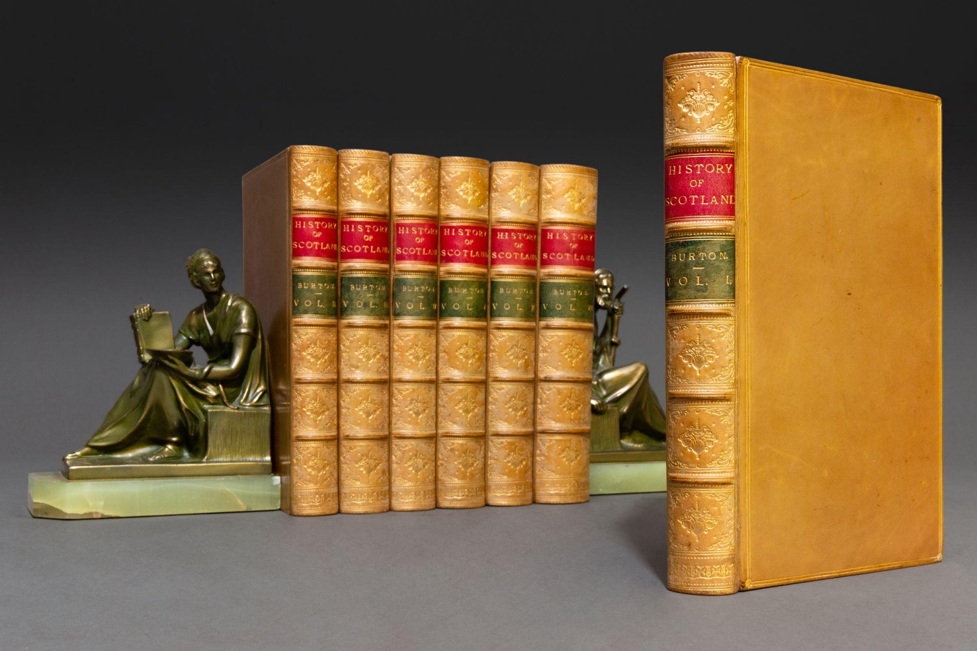 British 'Book Sets' 7 Volumes, John Hill Burton, The History of Scotland
