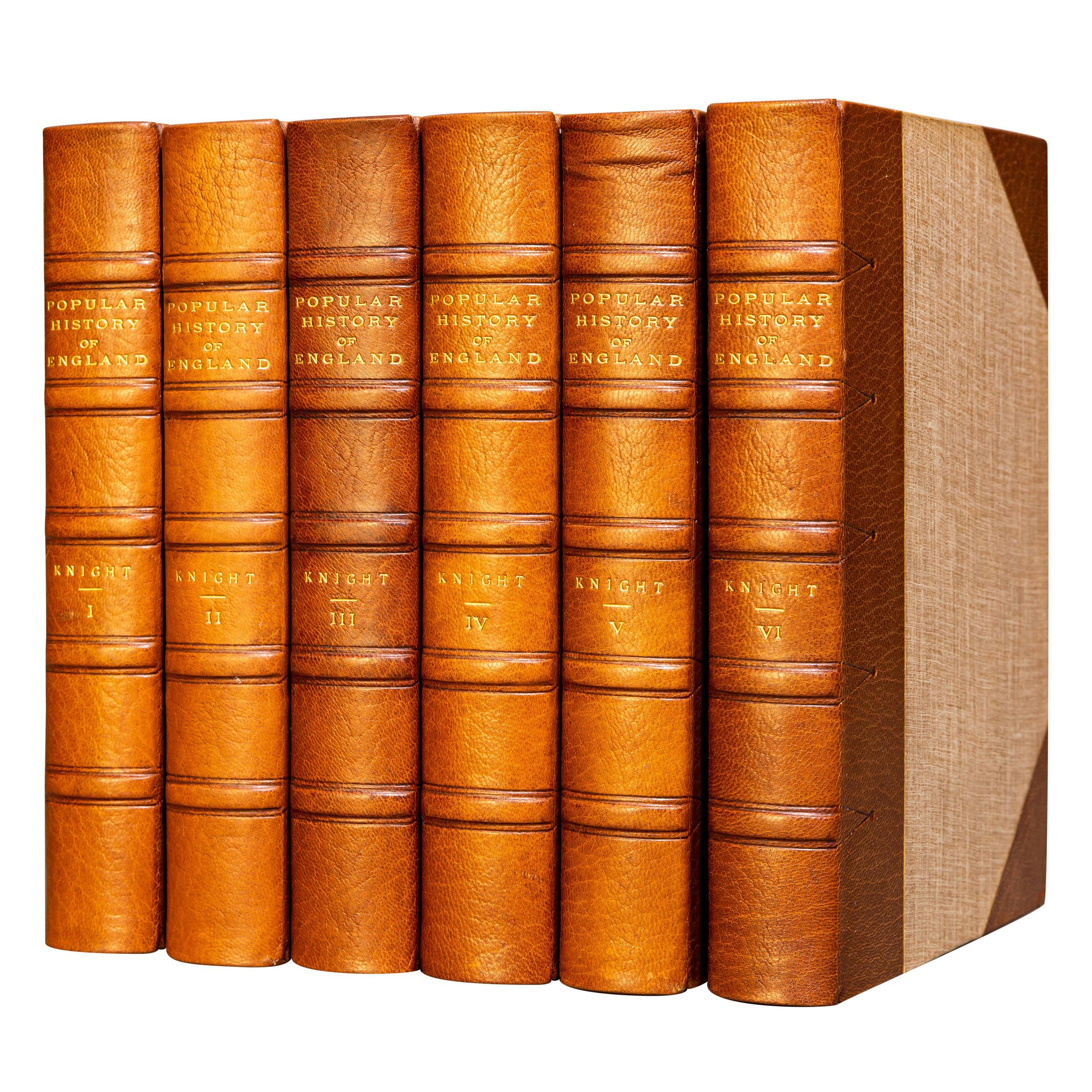 'Book Sets', 8 Volumes, Charles Knight, The Popular History Of England