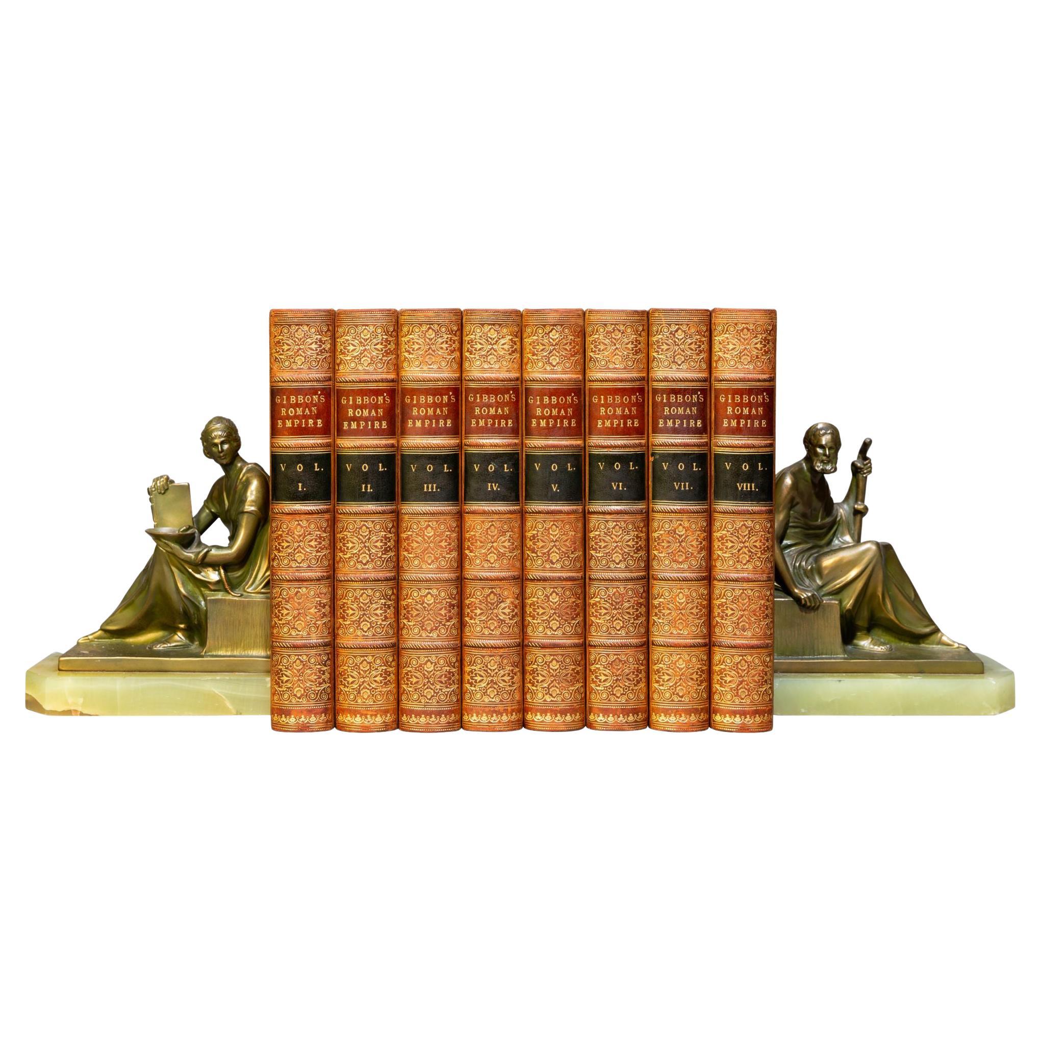 'Book Sets' 8 Volumes, Edward Gibbon, The Decline & Fall of the Roman Empire
