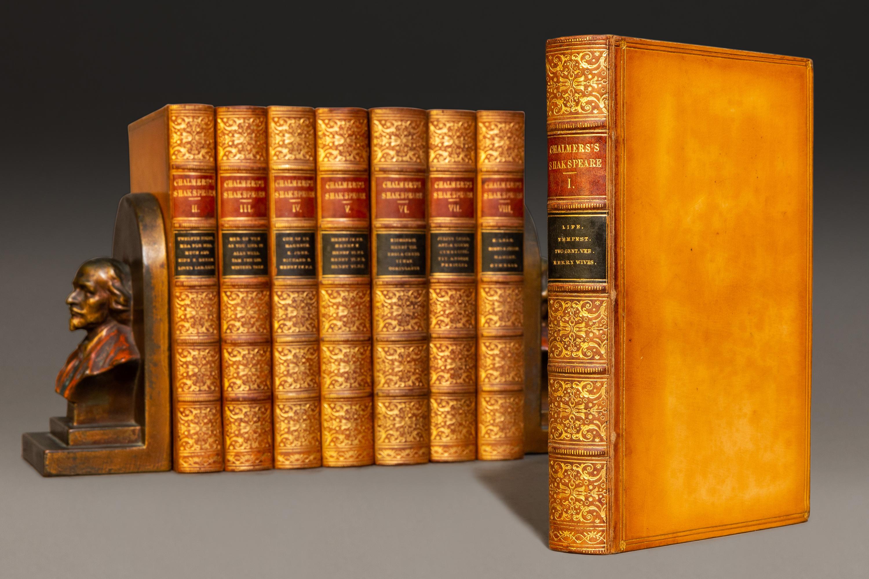 'Book Sets' 8 Volumes William Shakespeare, The Complete Works In Good Condition In New York, NY