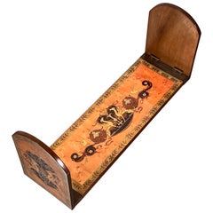 Book Slide Extending Bookend Rack Inlaid Maple
