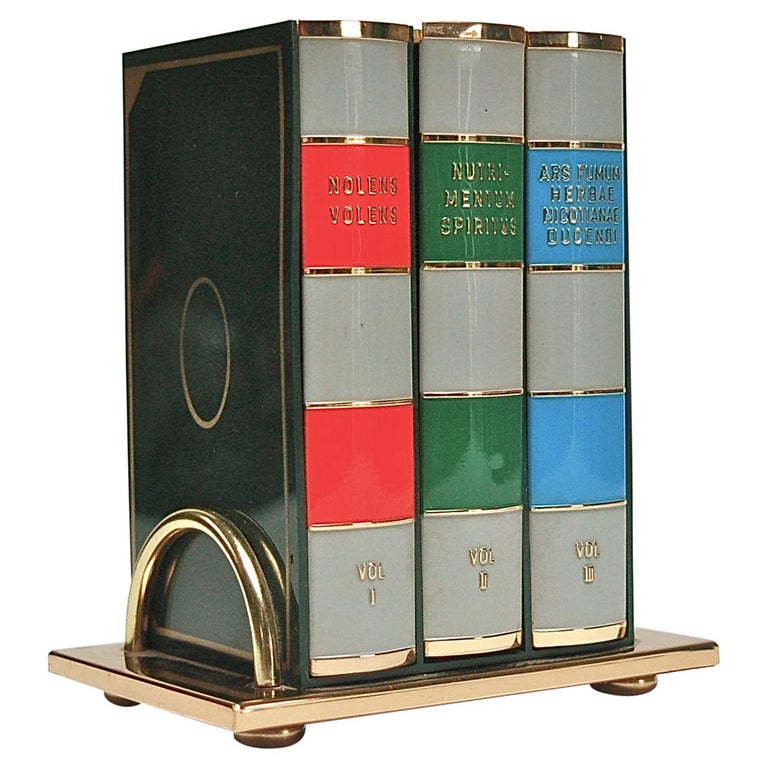 Book Themed Cigarette Holder, Mid-20th Century at 1stDibs