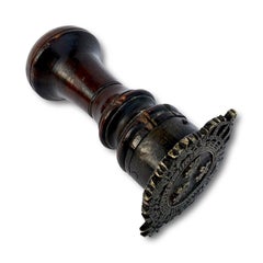 Bookbinding Stamp with the Arms of King Charles X. France, Paris, c. 1824–1830.