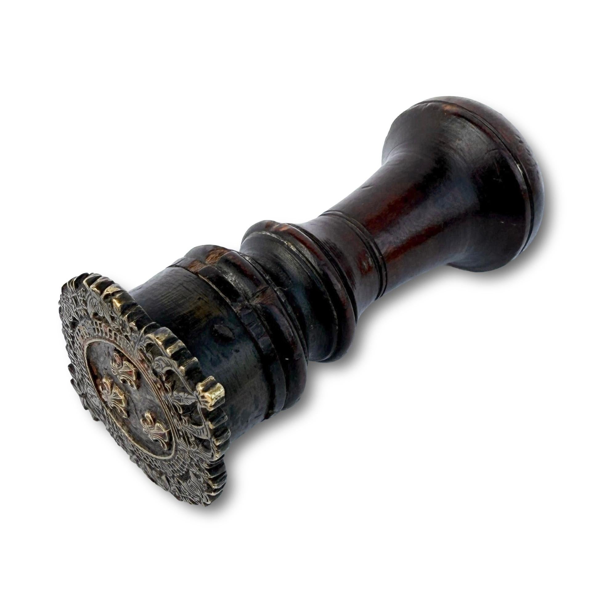 Cachet de reliure aux armes du roi Charles X. France, Paris, c. 1824-1830. en vente 5