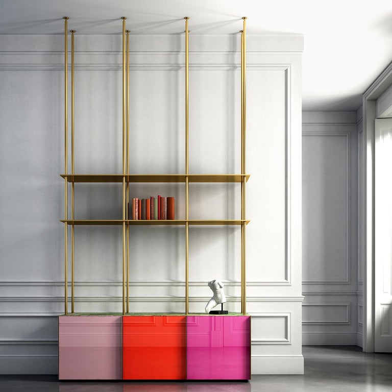 Bookcase 01 Red For Sale at 1stDibs