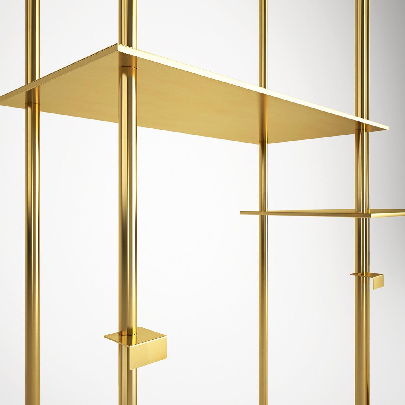 Italian Bookcase 02 Brass