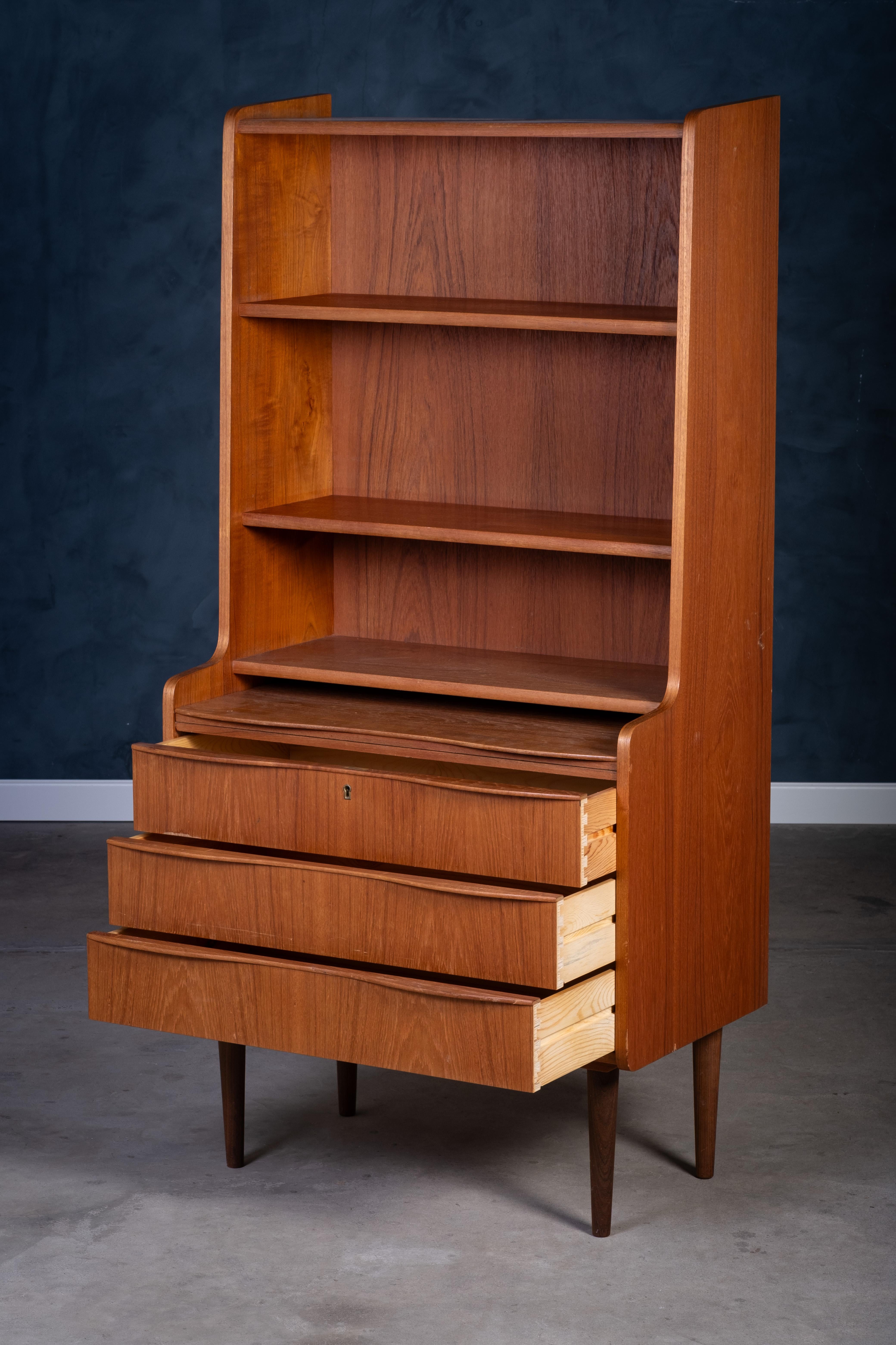 Teak Libreria 3 dawer in vendita