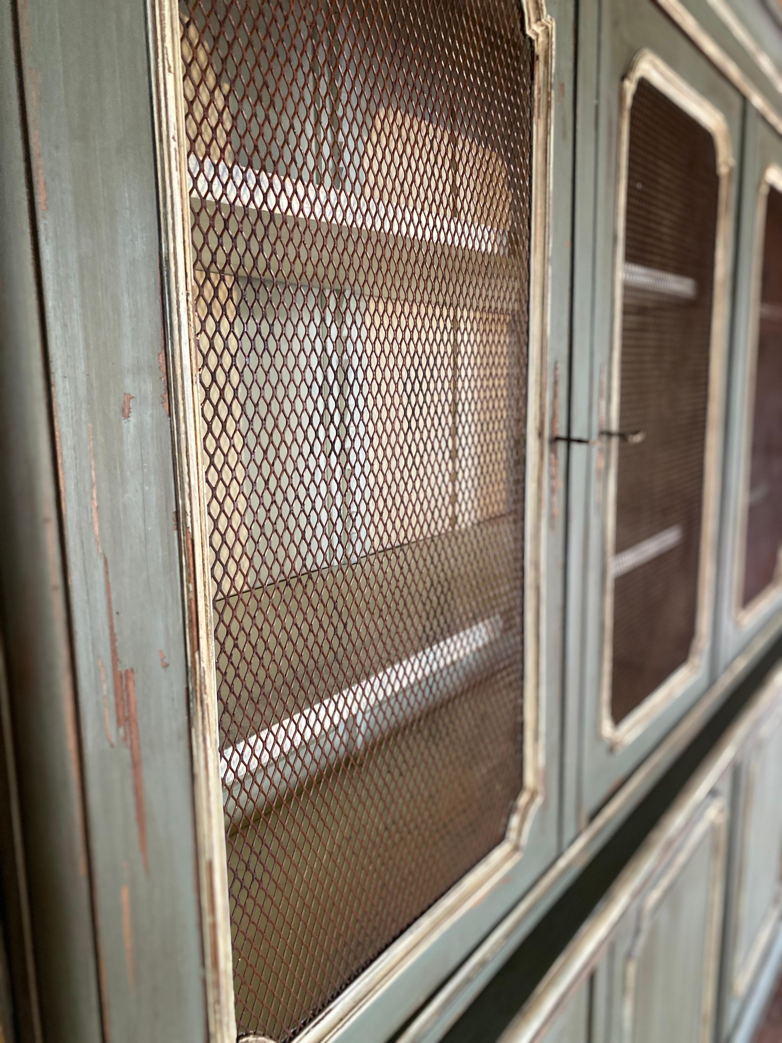 Bookcase (8- door display)dating from the 19 th century Louis Philippe style For Sale 3