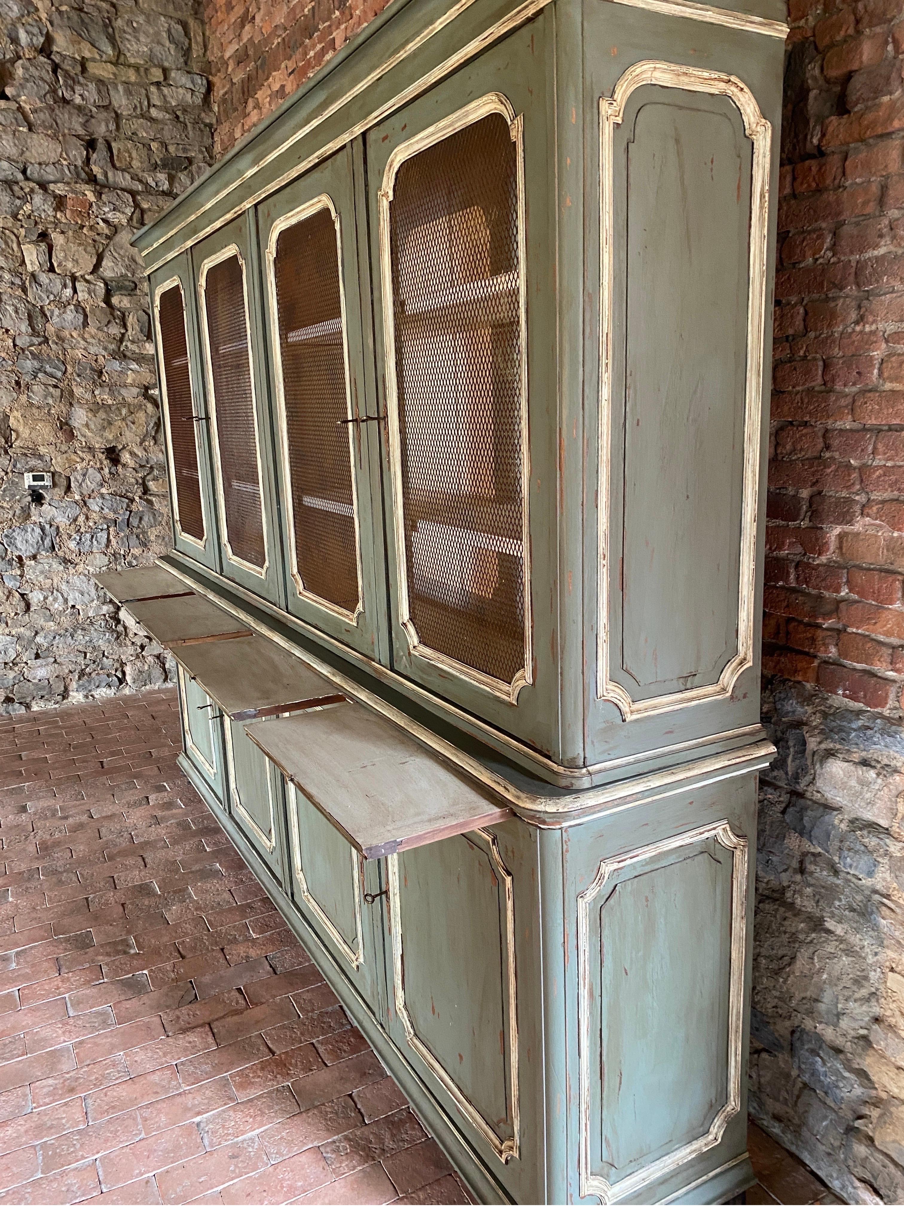 Bookcase (8- door display)dating from the 19 th century Louis Philippe style  For Sale 4