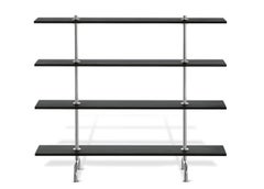 Bookcase Alivar Mvsevm 110 design Marcel Breuer Year 1930 - Black