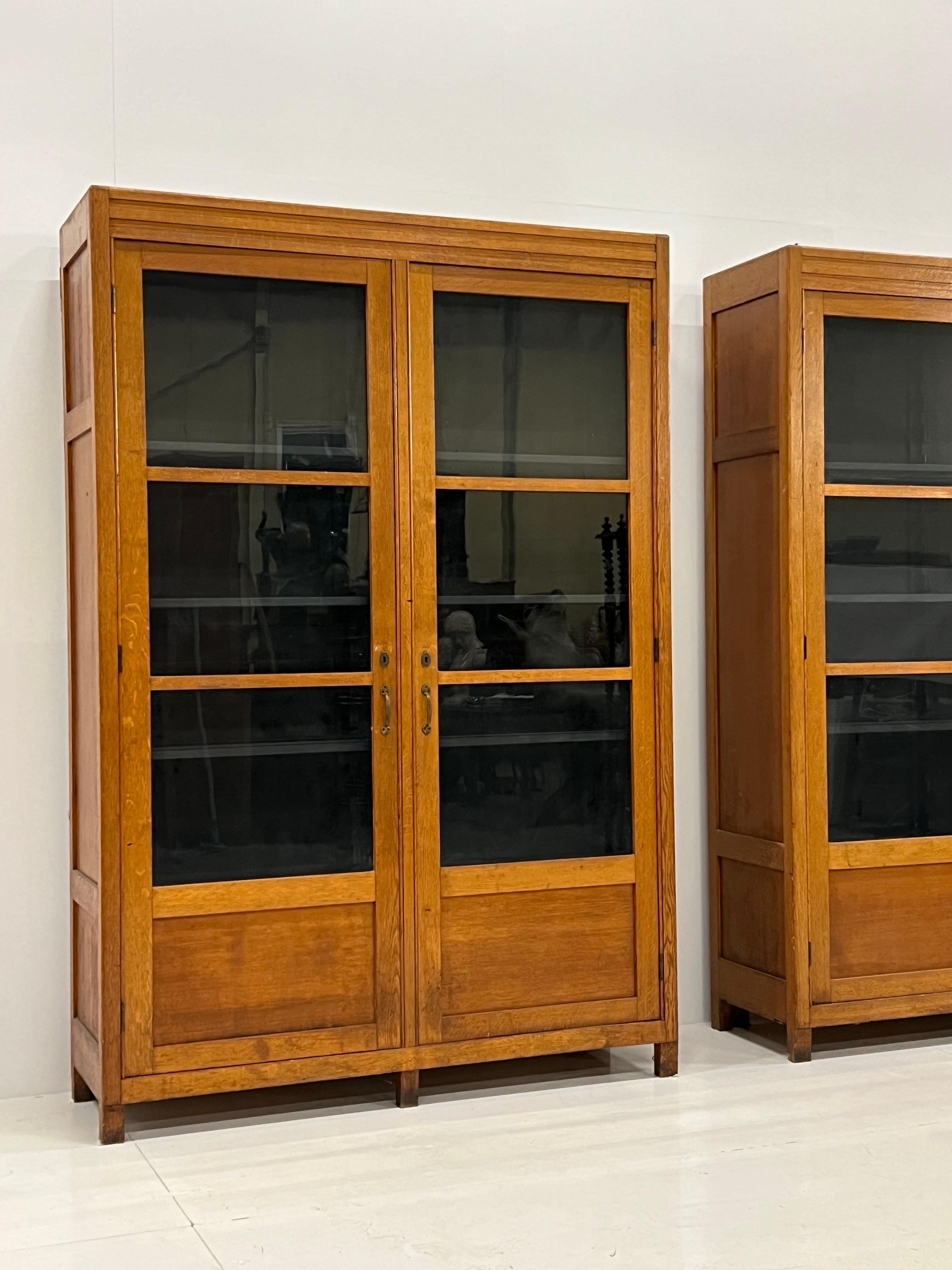 20th Century Bookcase Art Deco oak 1920