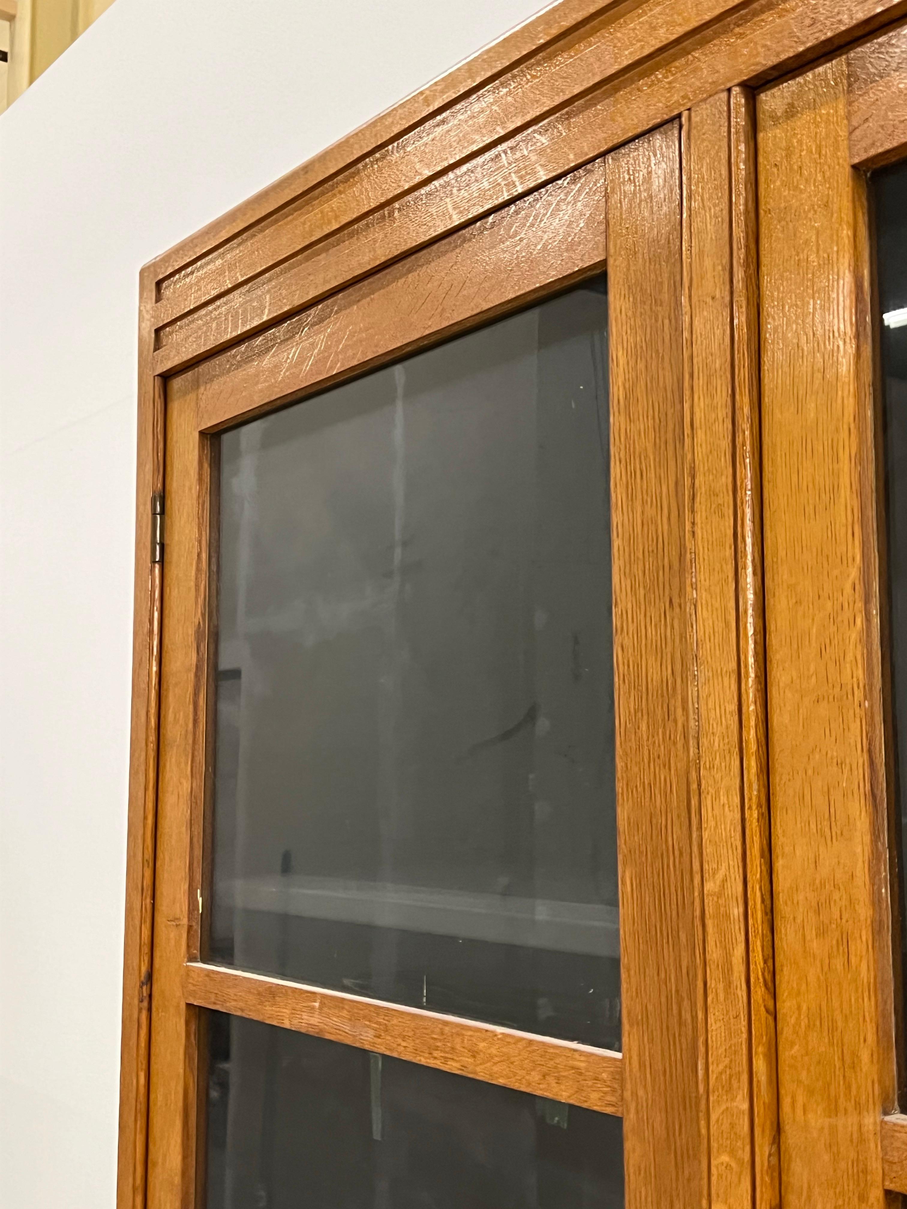 Bookcase Art Deco oak 1920 2