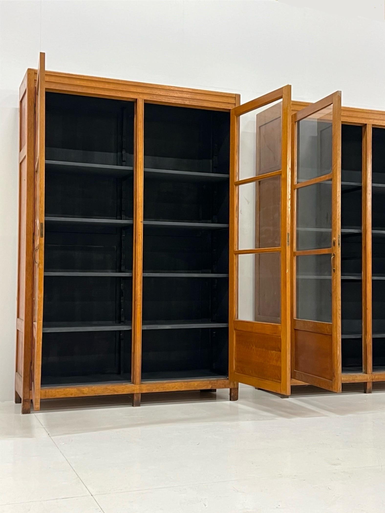 Bookcase Art Deco oak 1920 4