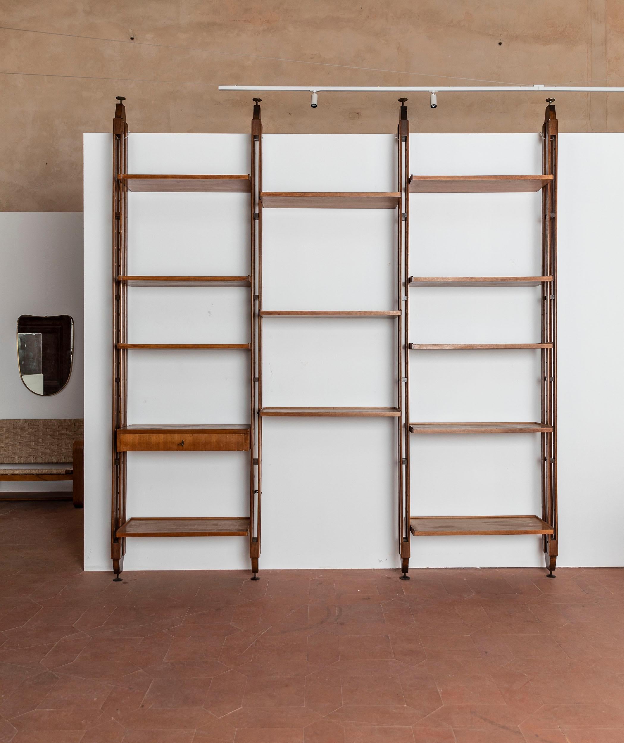 Italian Bookcase Attributed to Paolo Tilche, Italy, 1960s