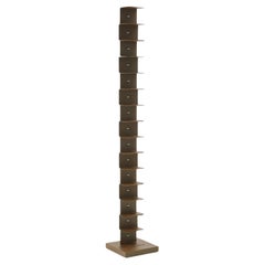 Bookcase / Bookshelf Opinion Ciatti Ptolomeo 215 design Bruno Rainaldi - Corten