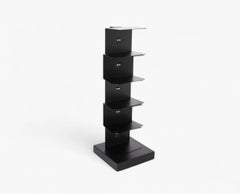 Bookcase / Bookshelf Opinion Ciatti Ptolomeo 75 design Bruno Rainaldi - Black