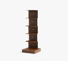 Bookcase / Bookshelf Opinion Ciatti Ptolomeo 75 design Bruno Rainaldi - Corten