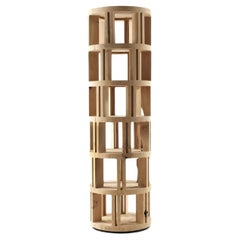 Bookcase / Bookshelf Riva 1920 Torre Lignea design Michele De Lucchi