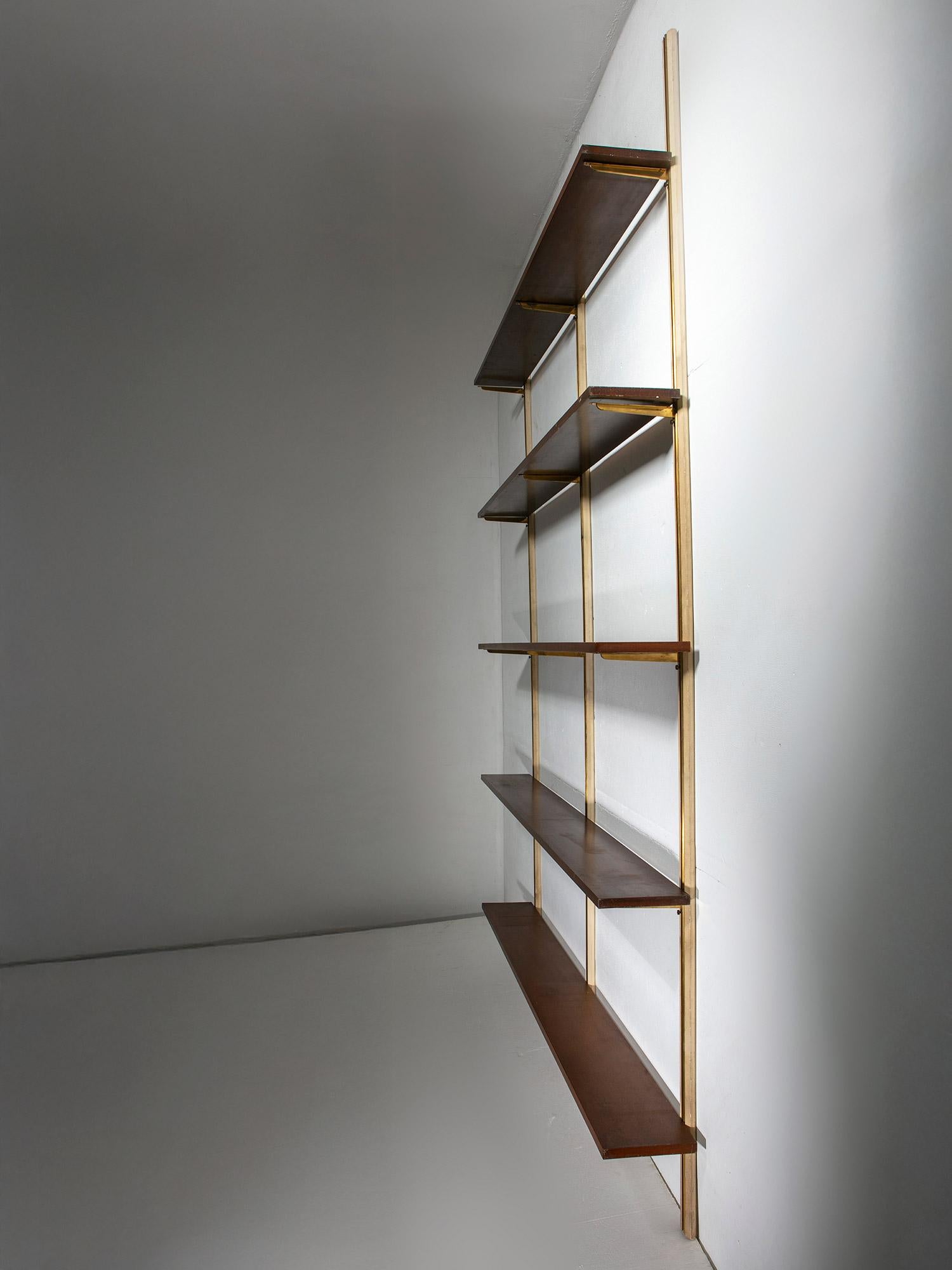 Bibliothèque par A.I. C. M. Varos pour La Casa Moderna, Italie, années 1950 Bon état - En vente à Milan, IT