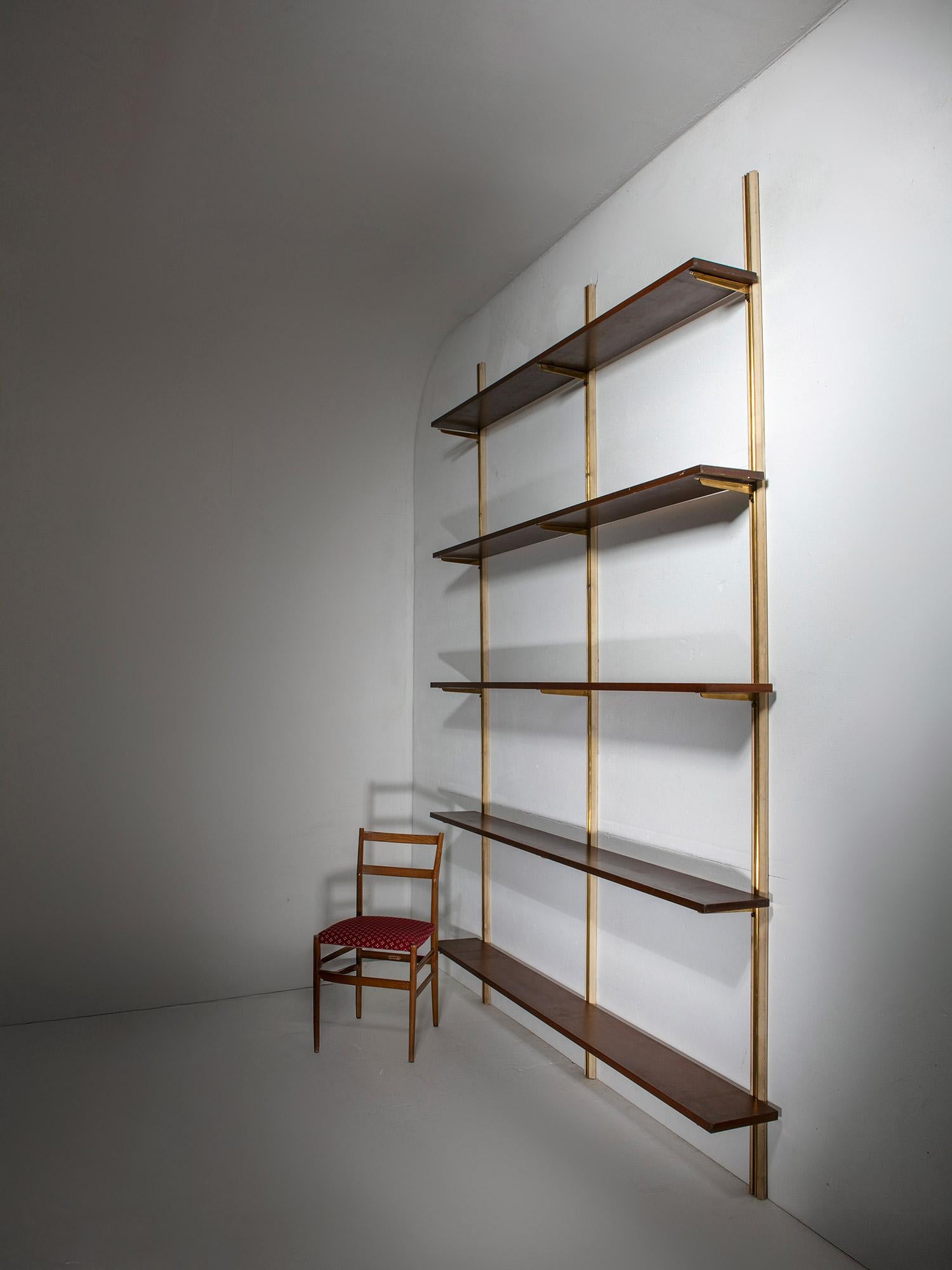Bibliothèque par A.I. C. M. Varos pour La Casa Moderna, Italie, années 1950 en vente 2