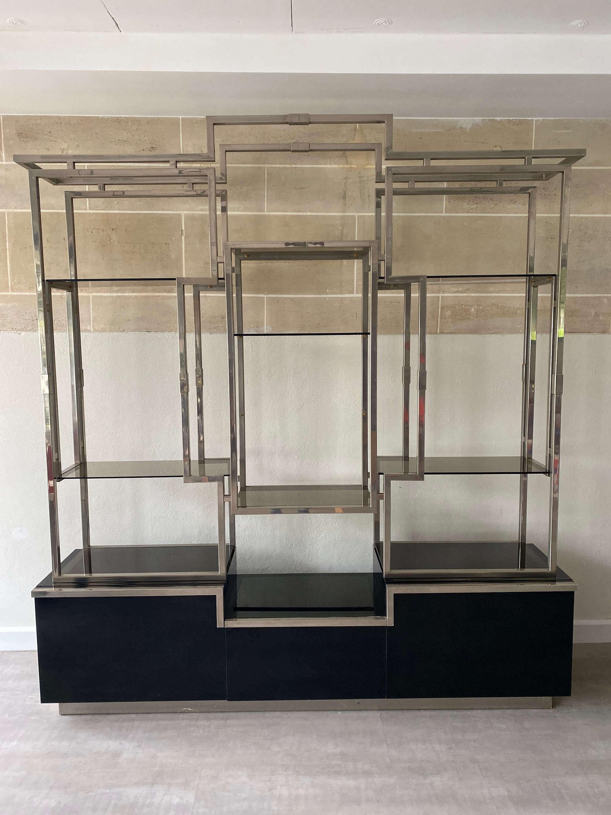 French Bookcase by Designer Kim Moltzer, 1970 For Sale