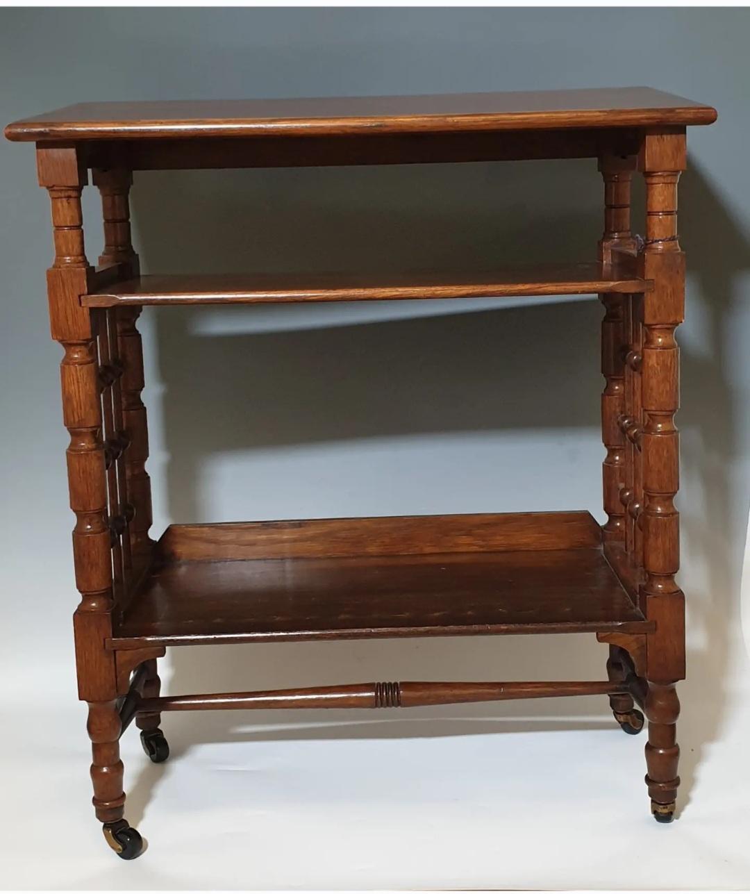 Arts and Crafts Bookcase by Libertys of London For Sale