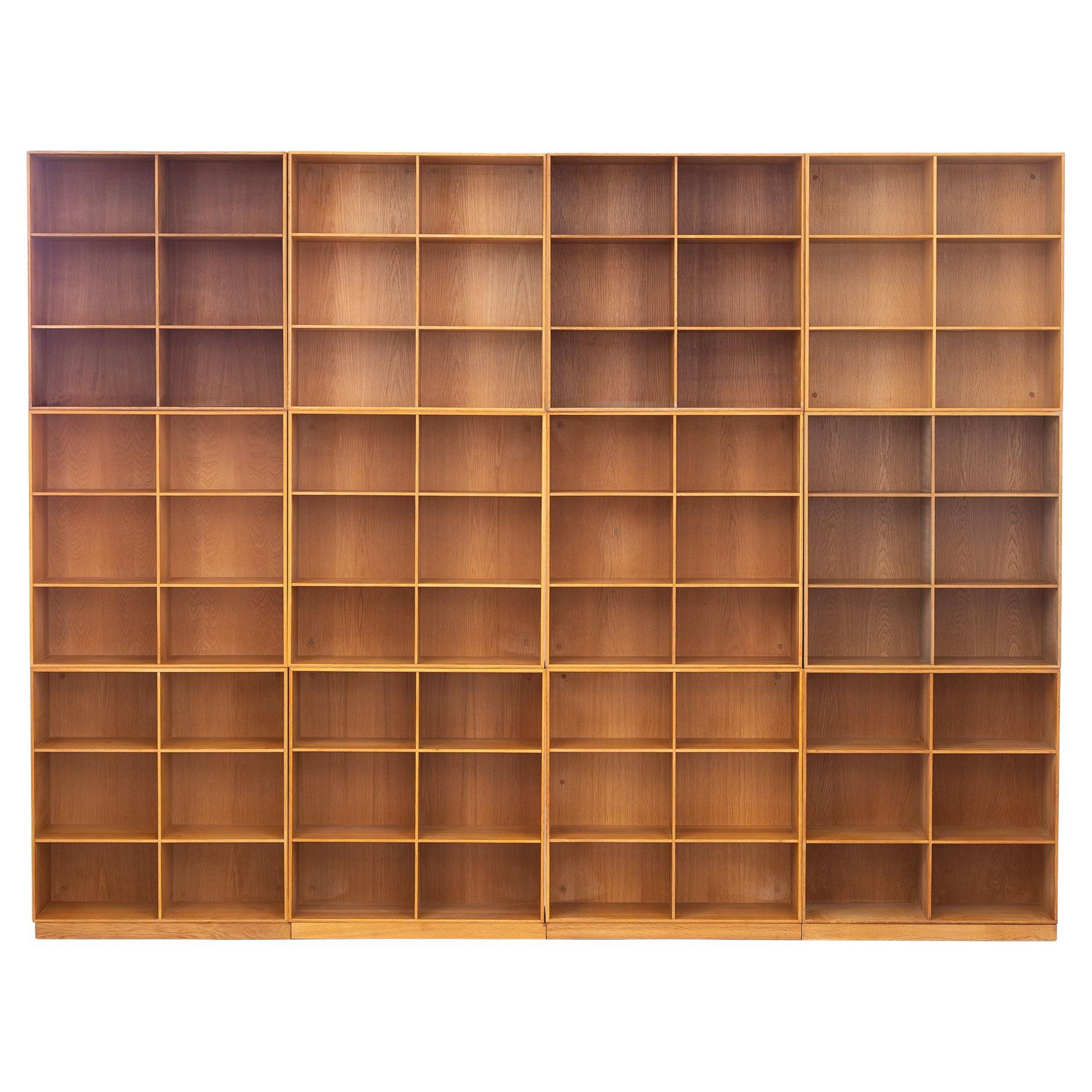 Set of bookcases by Mogens Koch For Sale
