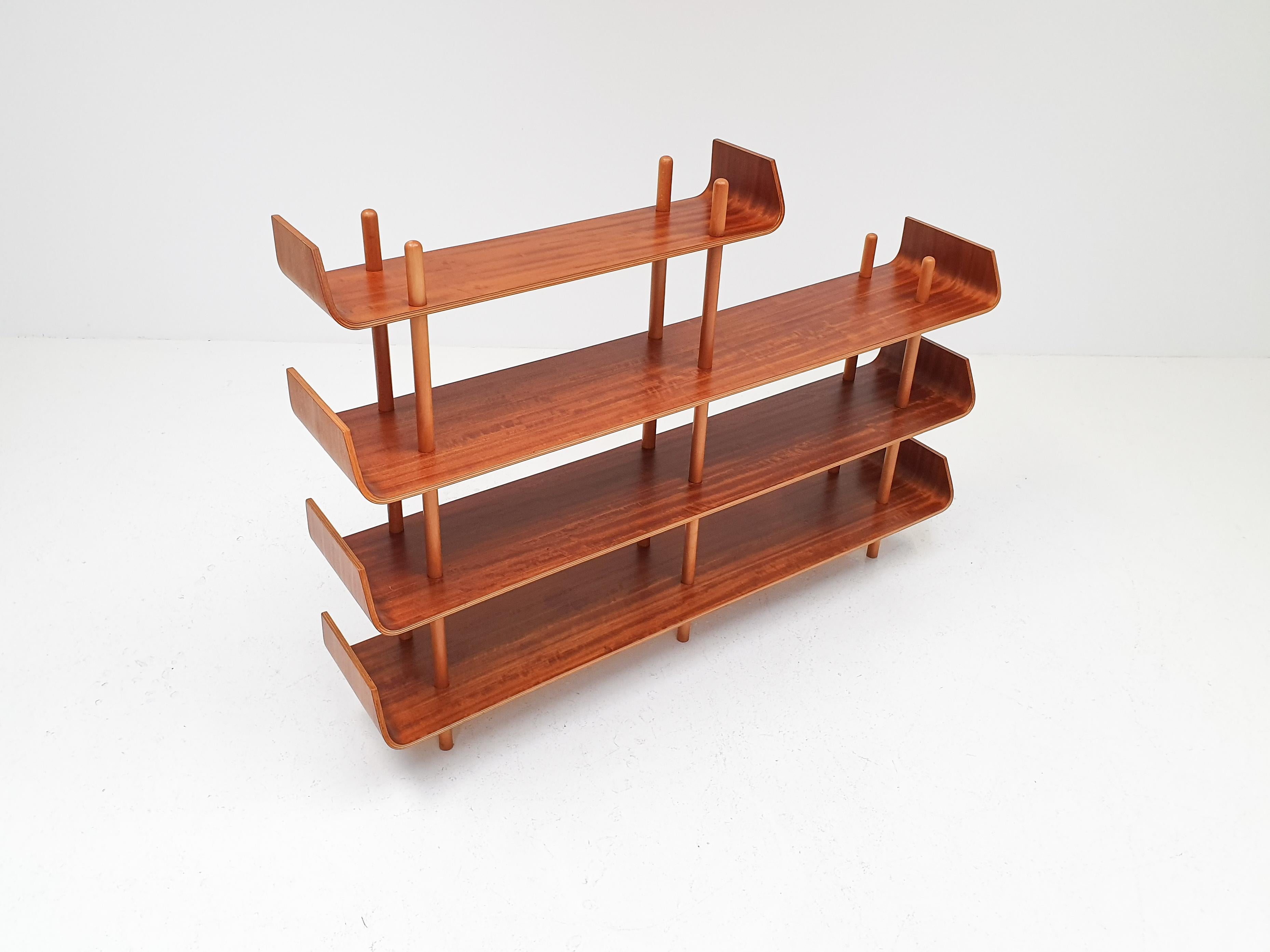 Bookcase by Willem Lutjens for De Boer Gouda, Netherlands, 1953 6