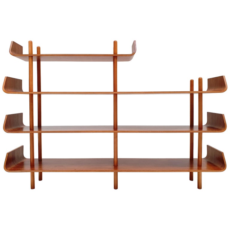 Bookcase by Willem Lutjens for De Boer Gouda, Netherlands, 1953 For Sale