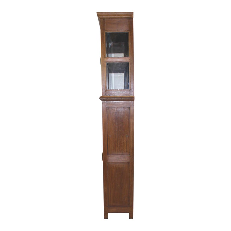 Bookcase Cabinet With Sliding Glass Doors Circa 1950 For Sale At