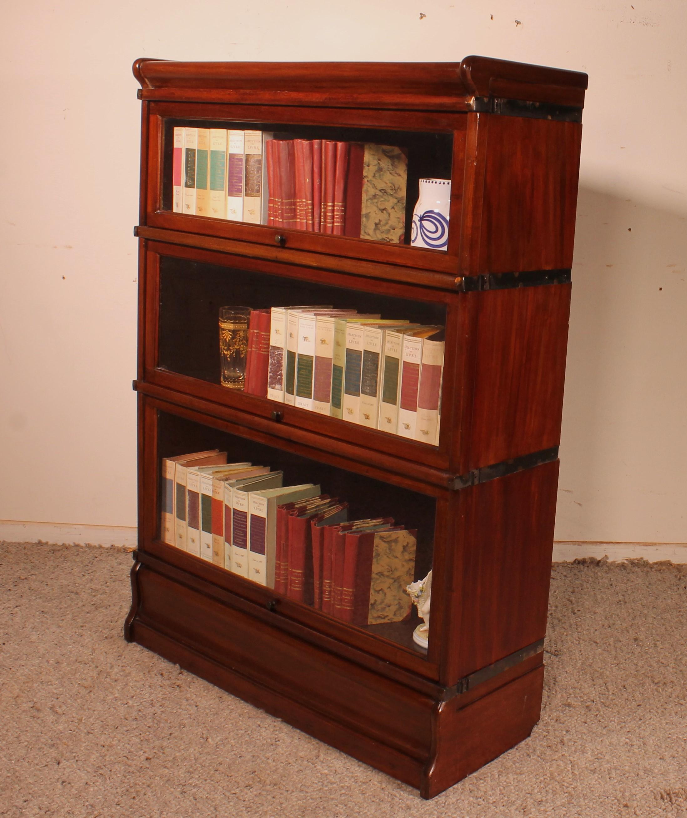 Bookcase Called Stacking Bookcase in Mahogany of Three Elements, circa 1900 at 1stDibs