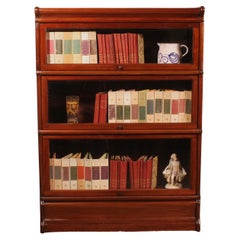 Bookcase Called Stacking Bookcase in Mahogany of Three Elements, circa 1900