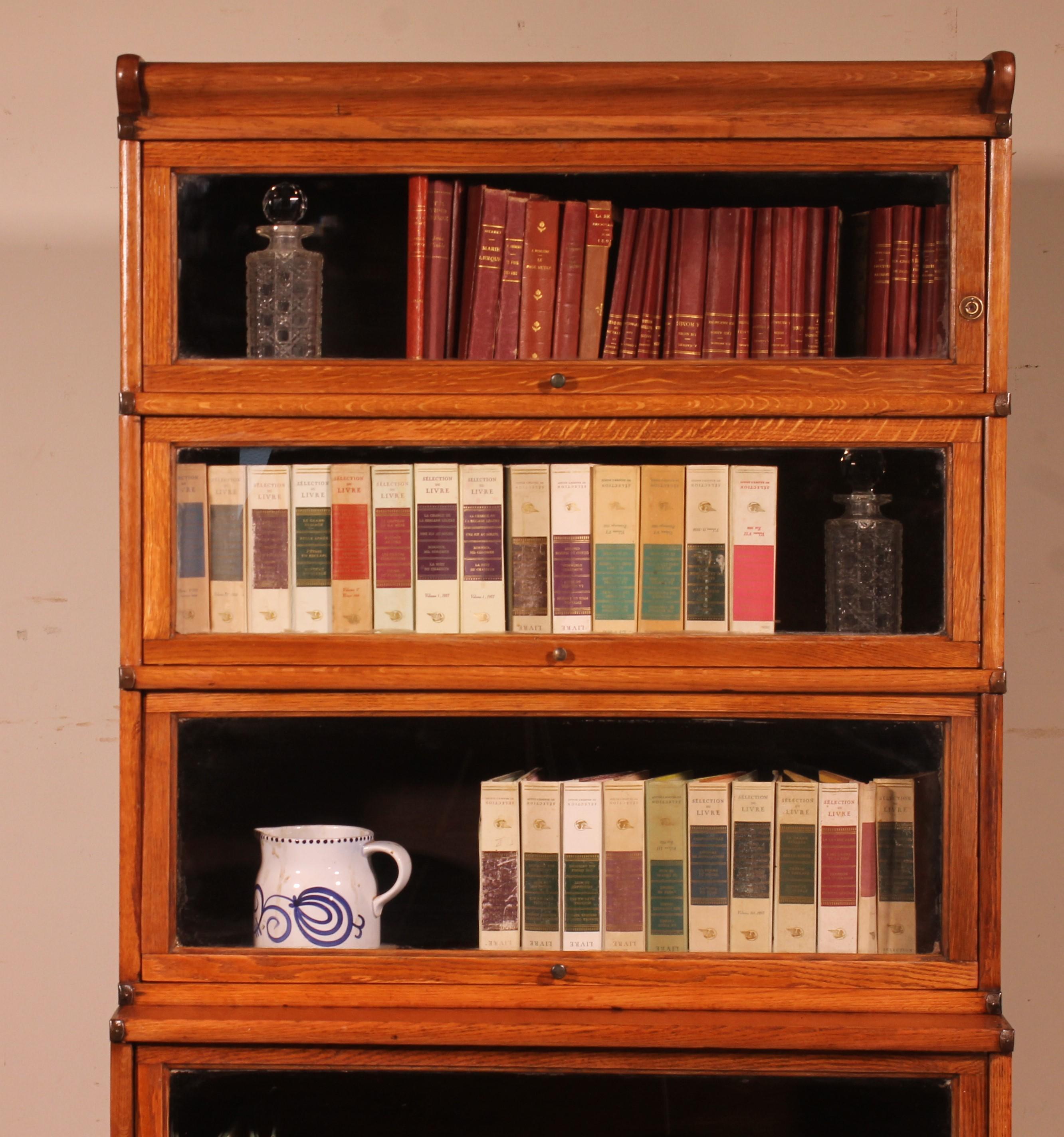 Bookcase Called Stacking Bookcase in Oak of 4 Elements with an Advanced ...